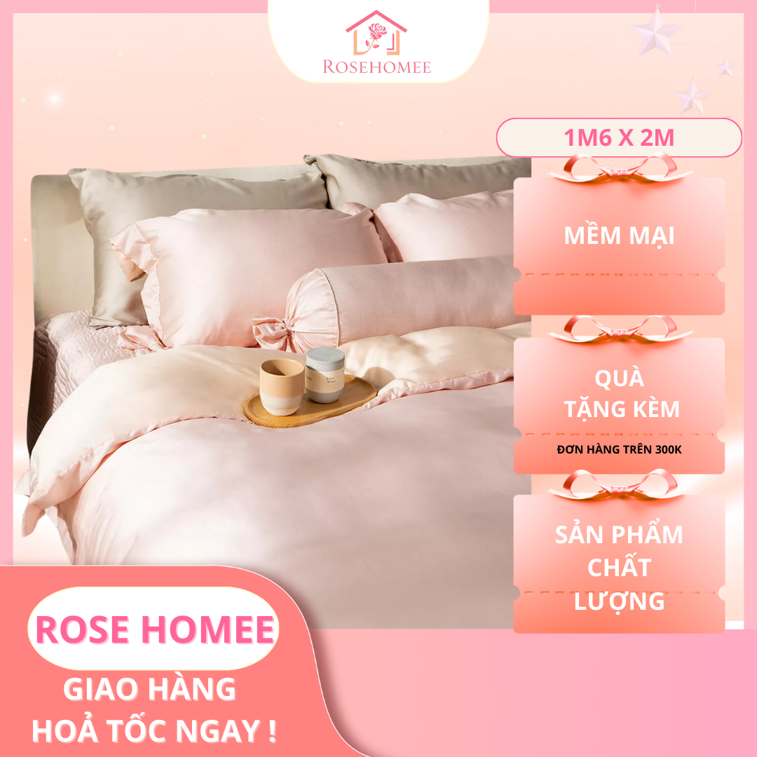 Hình ảnh bộ chăn ga lụa xinh Hình ảnh bộ chăn ga lụa xinh