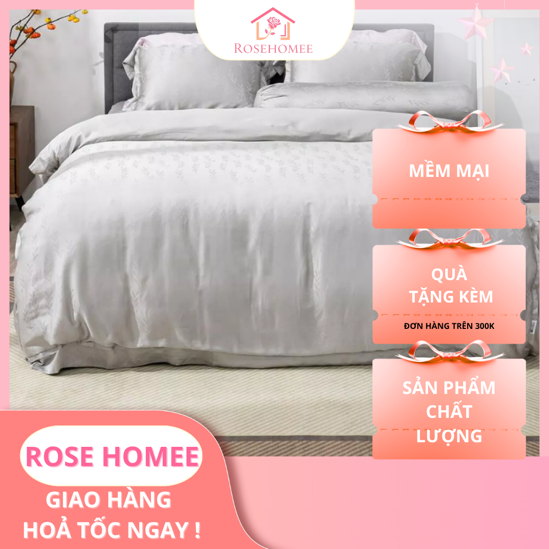 Hình ảnh chăn ga gối đệm cưới màu ghi Hình ảnh chăn ga gối đệm cưới màu ghi